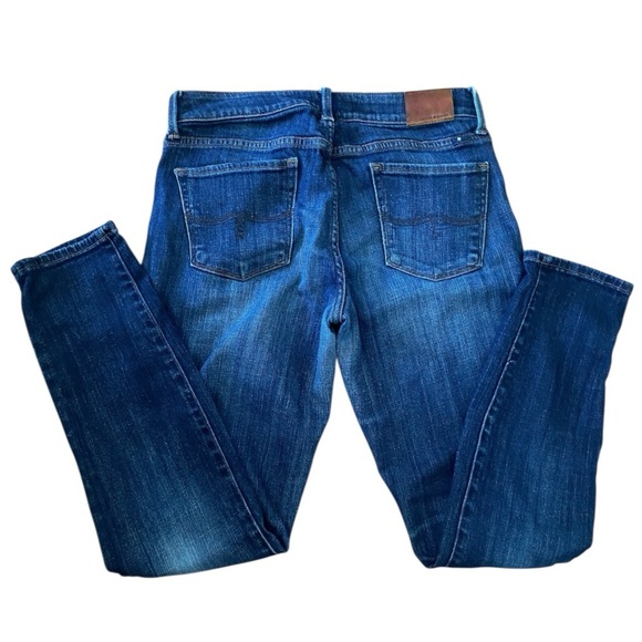 Lucky Brand Dark Blue Lolita Skinny Cotton Jeans - Picture 2 of 6